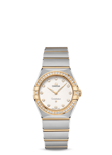 Omega Constellation Manhattan 28 Quartz Stainless Steel / Yellow Gold / Silver Diamond / Diamond